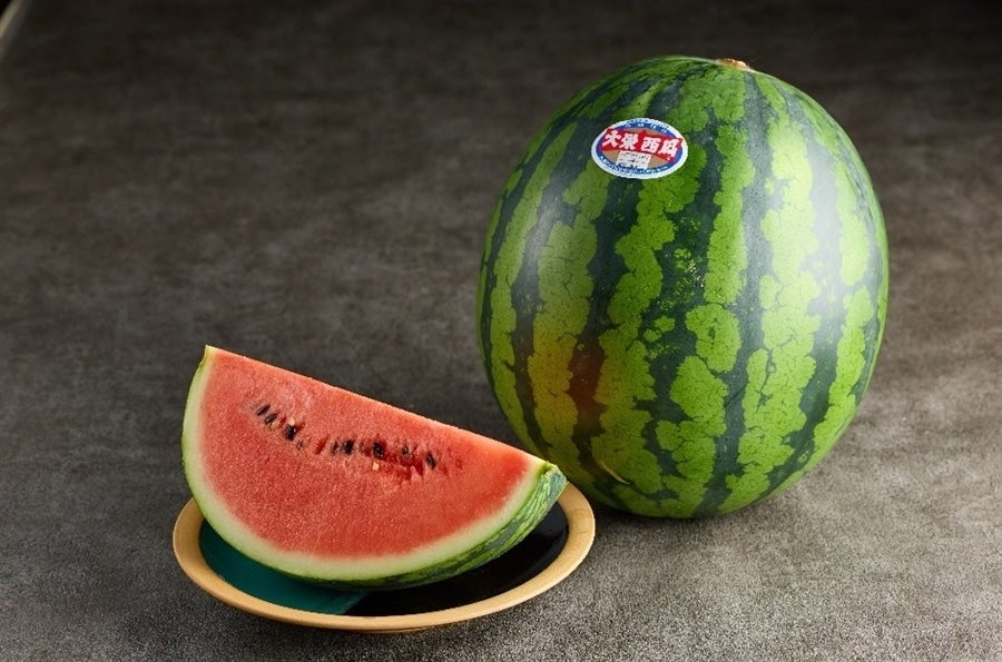 お中元】鳥取県産 大栄西瓜（スイカ）2玉入・茶箱: 全農とっとり JA