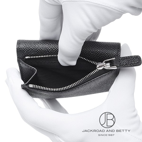 ブルガリ クリップ 三つ折り財布 ブラック 黒[289369] Bvlgari Clip