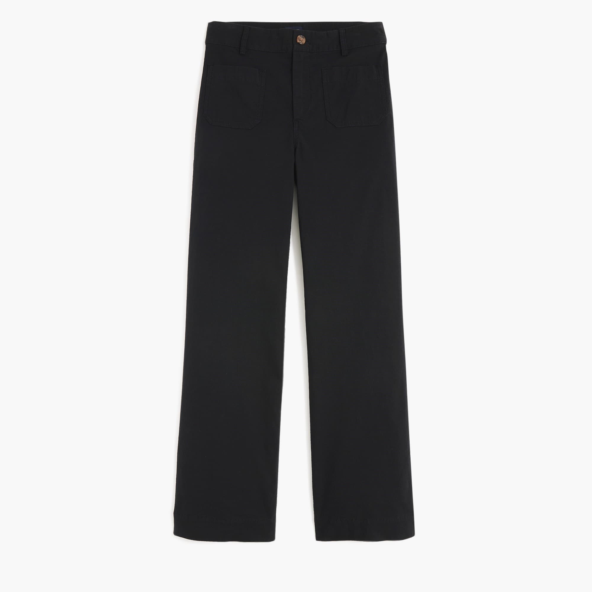 Lizzie High-rise Patch-pocket Wide-leg Pant For Women | Factory