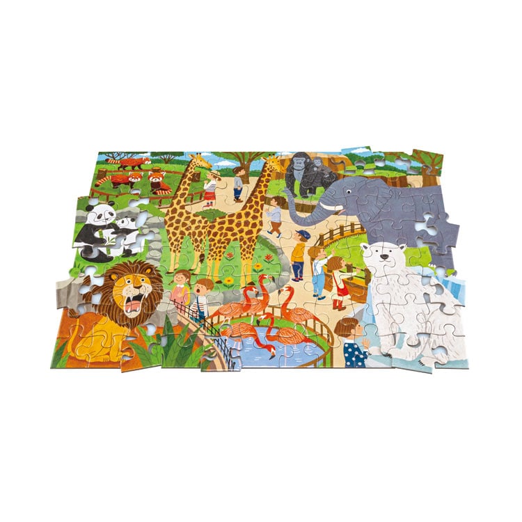 KMN-JP-46 STEP4 たのしい動物パーク 54/70/88ピース くもん出版 の