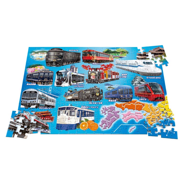 KMN-JP-73 STEP7 全国各地を走る電車・列車 204/234ピース くもん出版