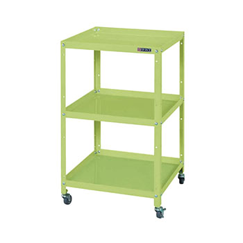 SPW-03H サカエ スペシャルワゴン3段 高さ880 幅500 奥行500 グリーン