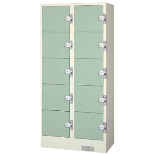 NS-1685W ライオン事務器 10人用（2列5段）コインロッカーの通販【法人