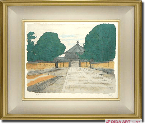 平山郁夫 シルクロードの心 法隆寺夢殿への道 | 絵画など美術品の販売