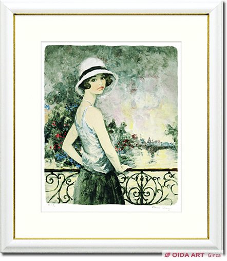 シャロワ 白い帽子の少女 | 絵画など美術品の販売と買取 | 東京・銀座