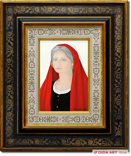 栗原喜依子、モンテアルバン幻想、希少な額装用画集より、新品高級額装