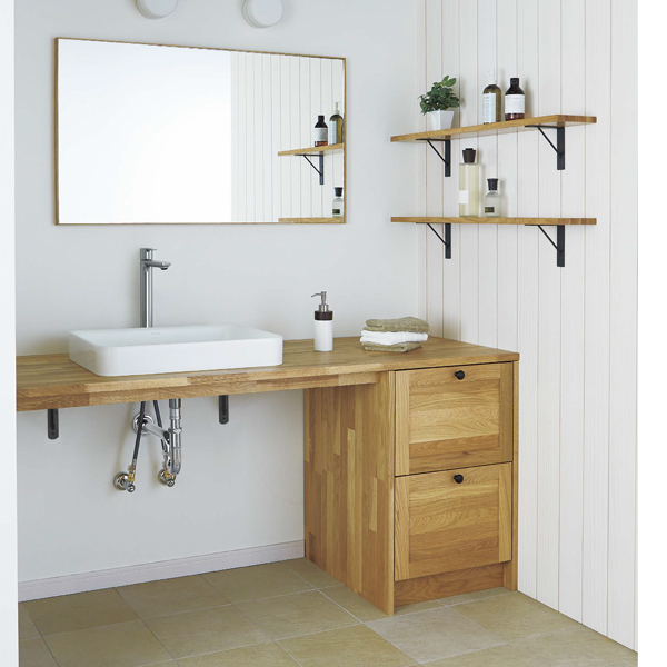 WOODONE（ウッドワン） 木製枠ミラー スリム枠ミラー（大） W1000×H600