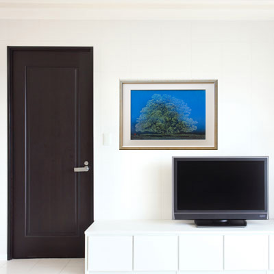 大樹」伊勢型紙インテリア額（￥158,400） | 伊勢型紙専門店おおすぎ