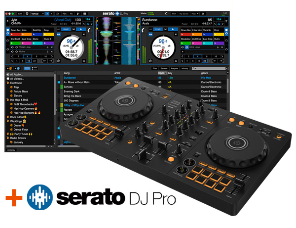 DDJ-FLX4とSerato有償版がセットでお得！買ったその日から本格DJプレイ！