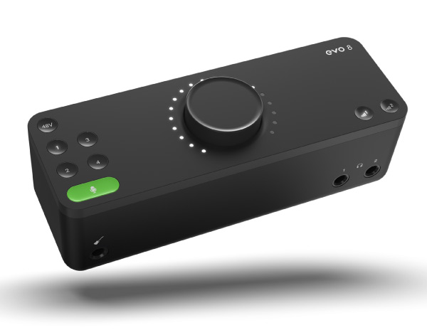 audientのオーディオインターフェイス、EVO 8のご紹介です。