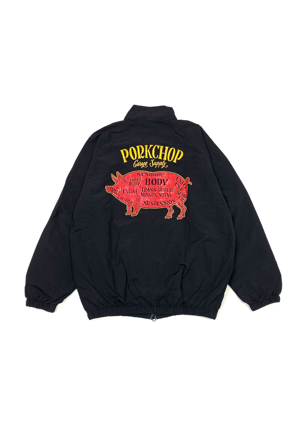 PORKCHOP GARAGE SUPPLY - PORK BACK NYLON JKT (BLACK) / ポーク