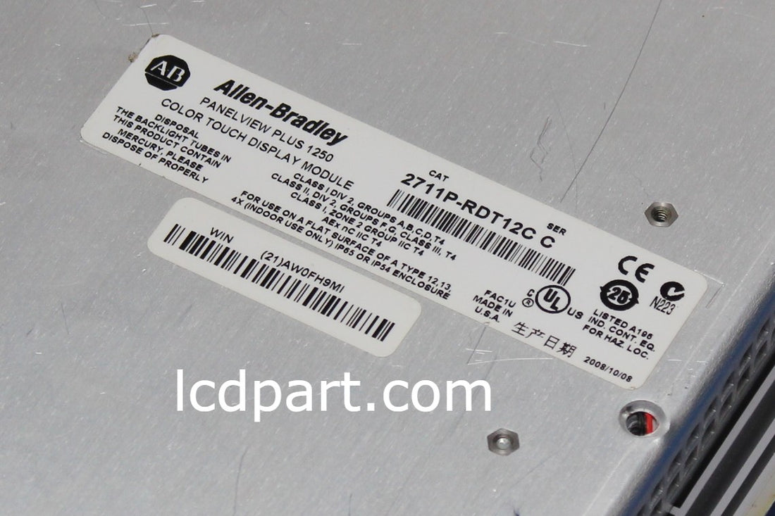 2711P-RDT12C, Allen Bradley PanelView Plus 1250