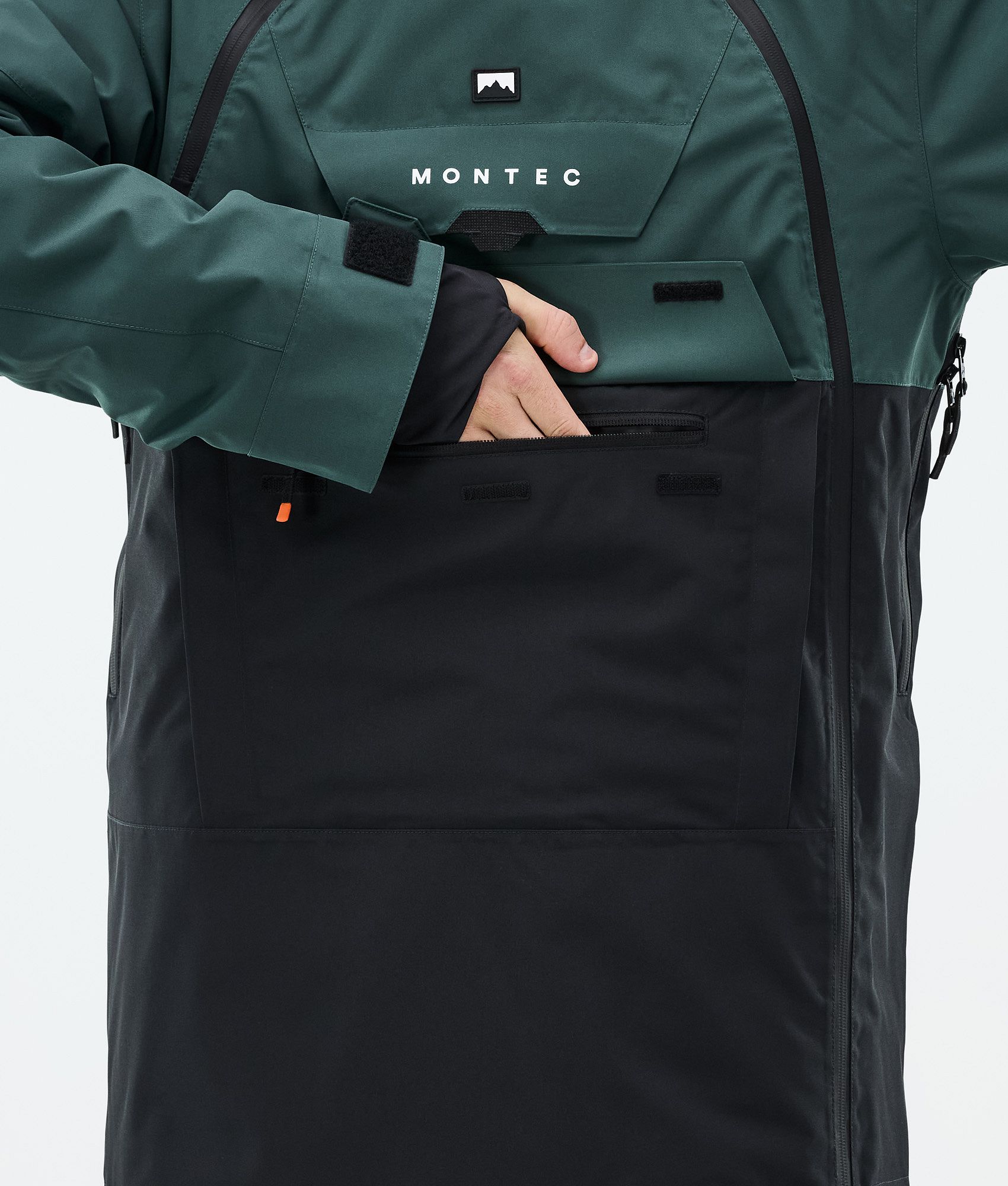 Montec Doom Snowboard Jacket Men Dark Atlantic/Black | Montecwear.com