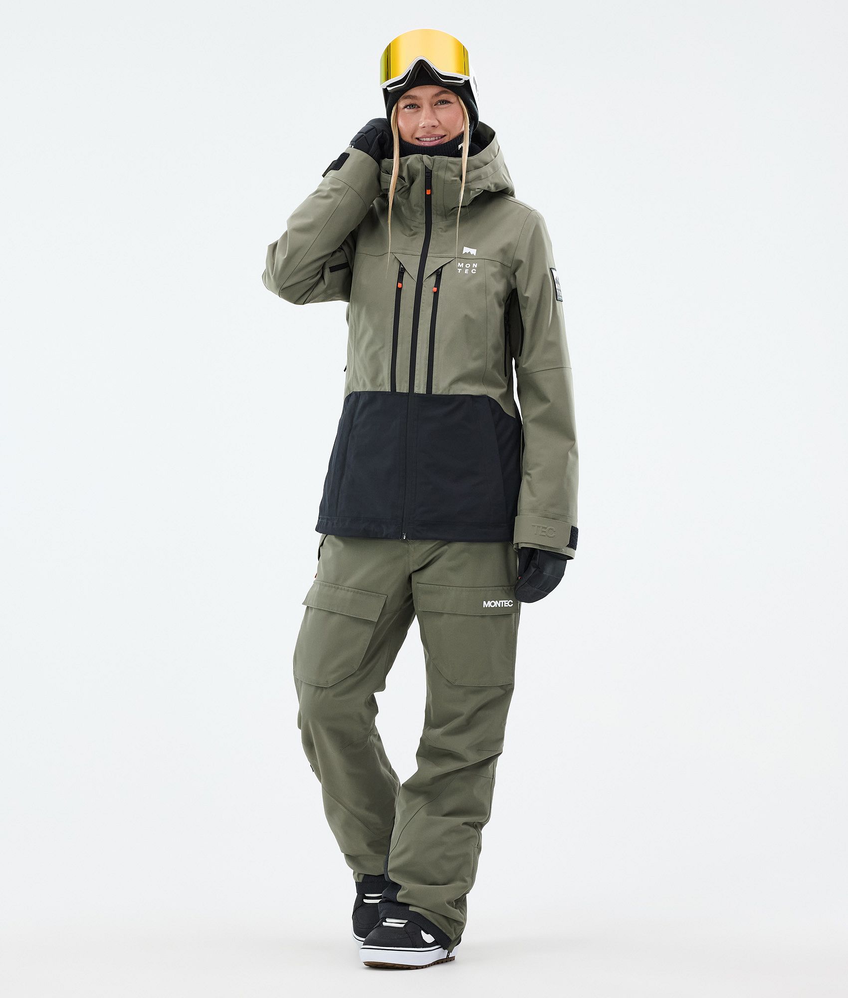 Montec Kirin W スノボ パンツ レディース Greenish - グリーン