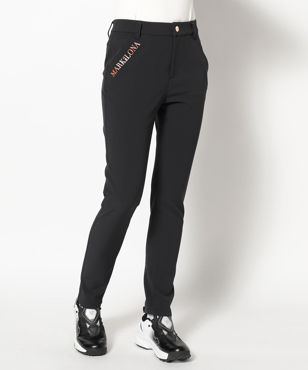 MARK & LONA ブラックパンツ シンプル 黒パン 48 美品 MARK&LONA