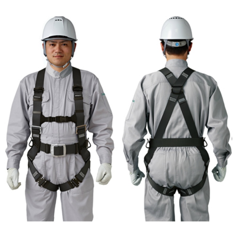 フルハーネス 無双II X型 腿V型 フリーサイズ 572A-SK ブラック 胴