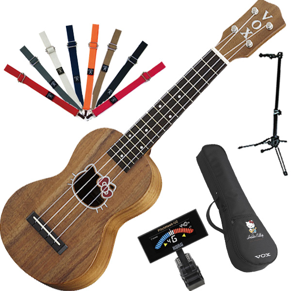 ウクレレ初心者の方や、女性にオススメのハローキティコラボウクレレ