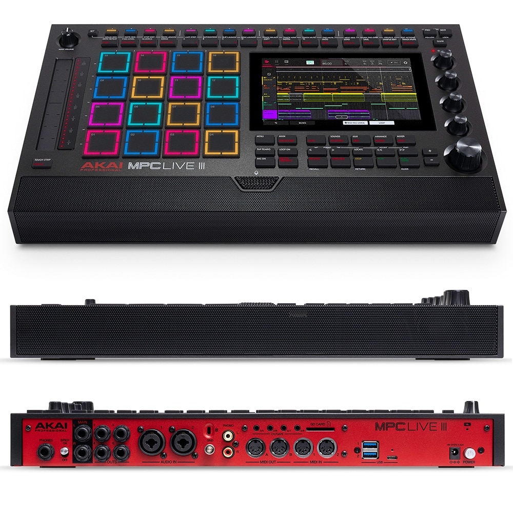 AKAI アカイ MPC LIVE 3 サンプラー グルーヴマシーン 音楽制作ツール