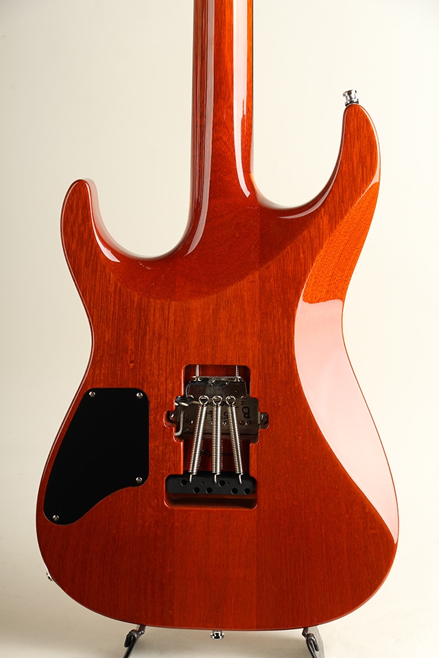 Neck-Through Carve Top 1pcs Figured Maple Top Mahogany H/S/H Trans