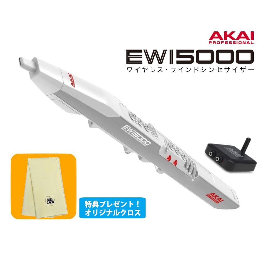AKAI EWI 5000 WJ ホワイト ウインドシンセサイザー EWI5000WJ アカイ
