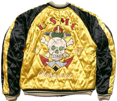 テーラー東洋「龍×USMC髑髏」別珍スカ/NO-339・tt11147-128