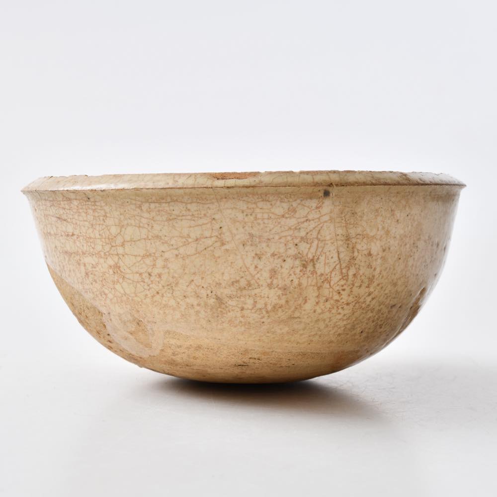 中国 宋代 白釉丸深鉢 ｜ みんげい おくむら （日本と世界の民芸）