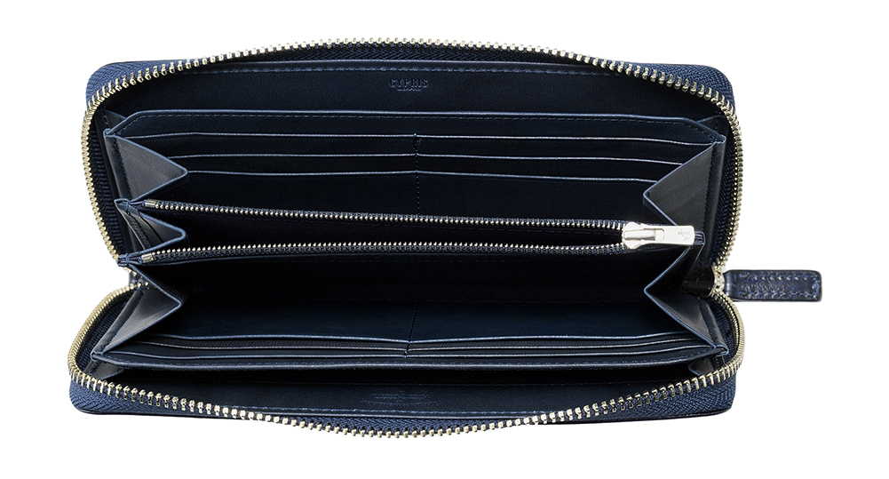 キプリス】長財布(ラウンドファスナー束入)□ルーガショルダー＆アース