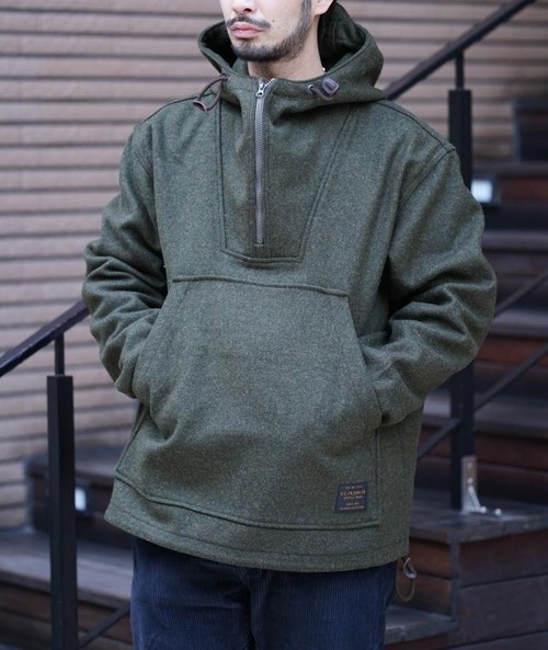 HARRY'S 【 FILSON - Mackinaw Wool Anorak - OLIVE ( Tops Jacket