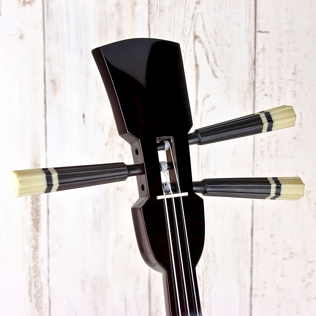 逸品三線】久場春殿型【縞黒檀】本張り三線｜三線専門店ナビィ三線