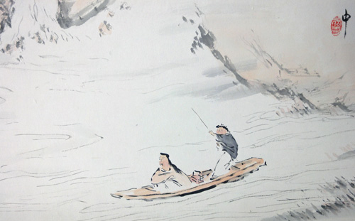 橋本関雪 山水図2/Web書画ミュージアム