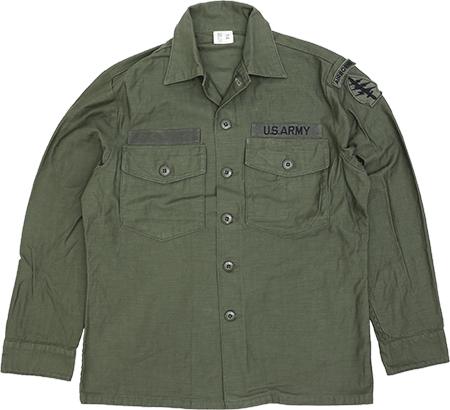 U.S.MILITARY ユーティリティーシャツ ミリタリーショップ 革ジャン