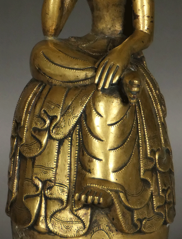 古美術 波兎 / 金銅弥勒菩薩半跏思惟像 白鳳時代