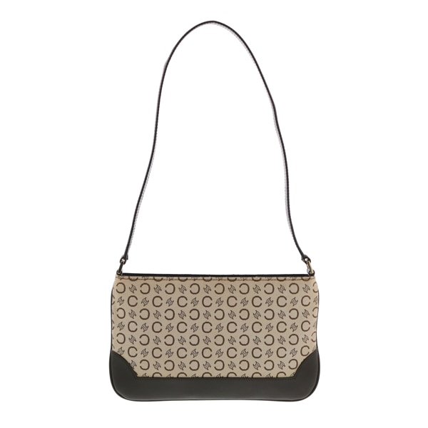 CELINE セリーヌ Cマカダムハンドバッグ 中古(ブラウン): VINTAGE