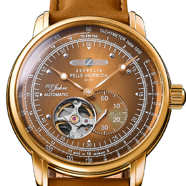 ZEPPELIN ツェッペリン 100 YEARS ZEPPELIN OPEN HEART AUTOMATIC 100