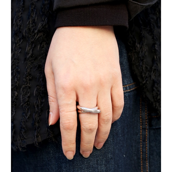 HERMES エルメス ヴェルティージュ リング ユーズド 中古(シルバー