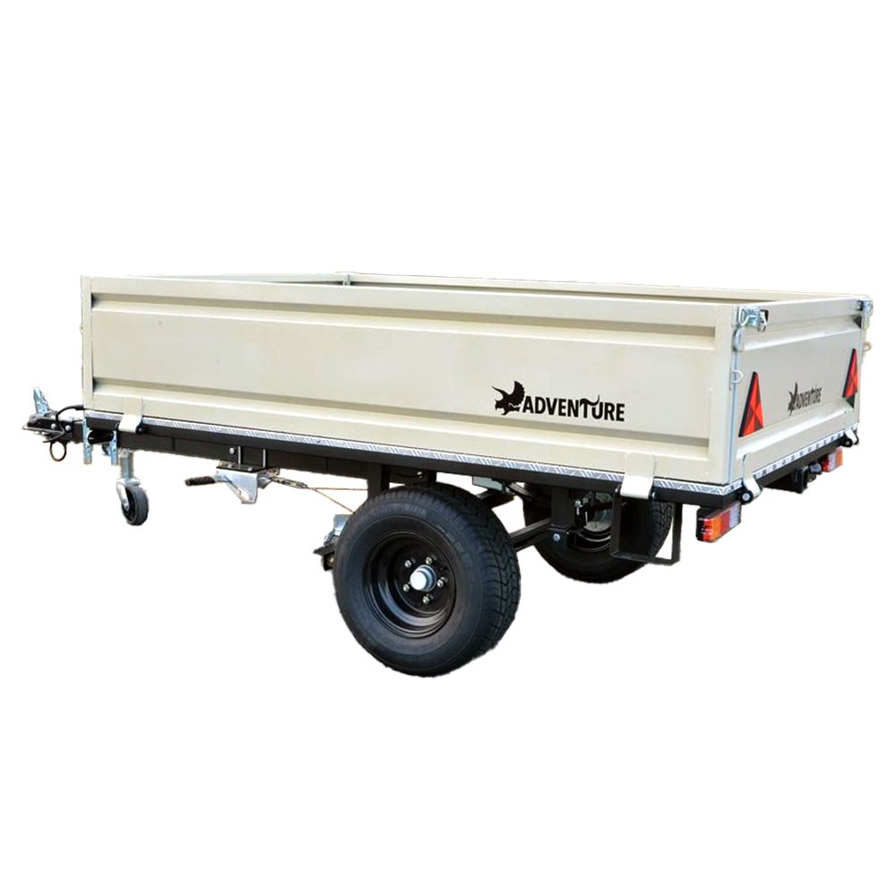 ADVENTURE/BX カーゴトレーラー スチール/ミルクティーベージュ 最大