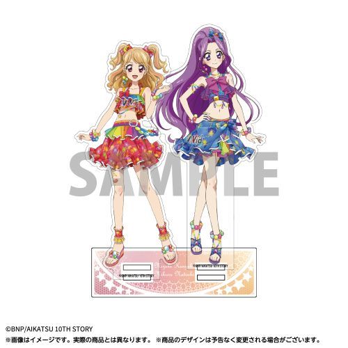 アイカツ! ペアアクリルスタンド 4 神崎美月 & 夏樹みくる グッズ