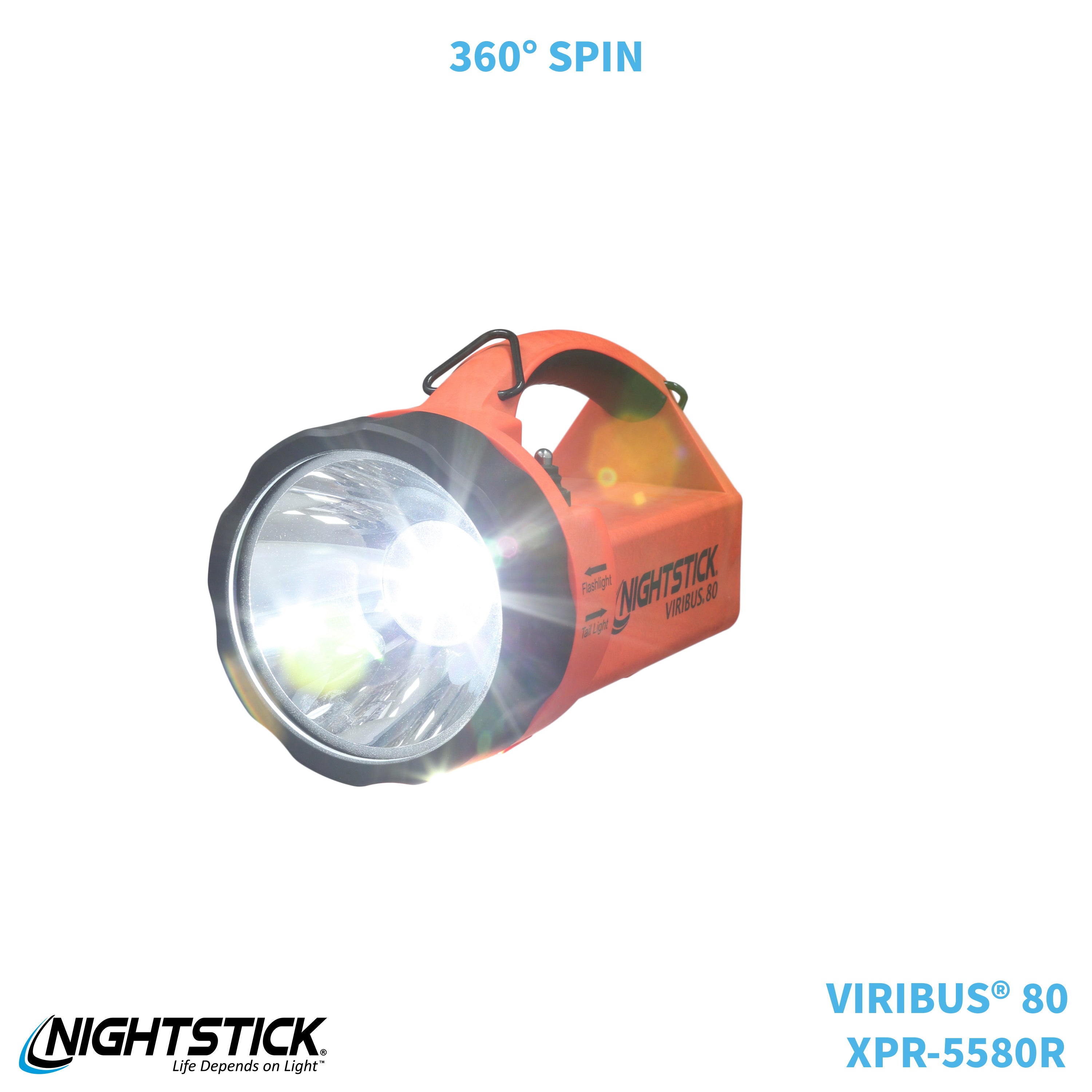 VIRIBUS 80 Intrinsically Safe Rechargeable Dual-Light Lantern