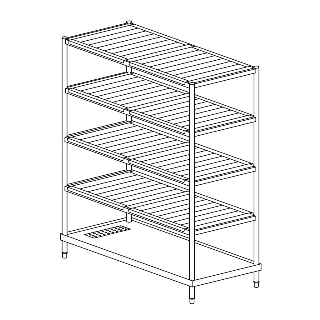 パンラック（ドライ仕様） - （作業・収納機器｜パンラック（ウエット