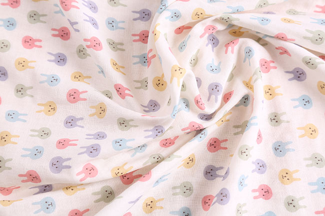 ダブルガーゼプリント(うさぎ柄)[F1-kts3217] – トマトオンラインショップ