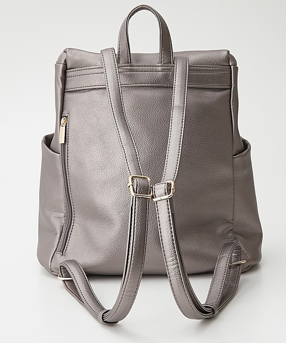 多ポケットやわらか合皮アーチファスナーリュックサック 通販【ニッセン】