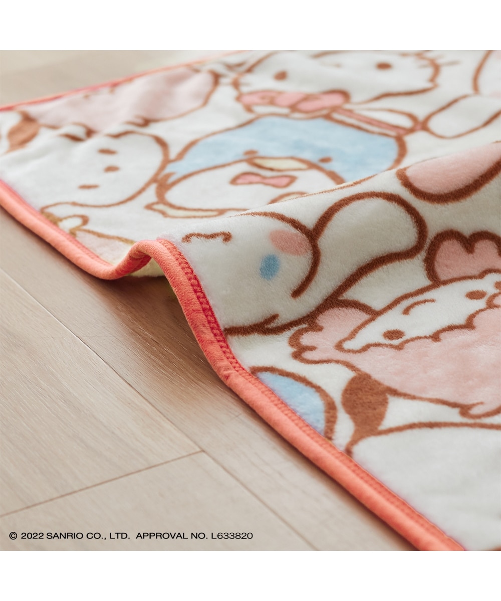 ふんわりフランネルひざ掛け サンリオキャラクター「フェイシーズ