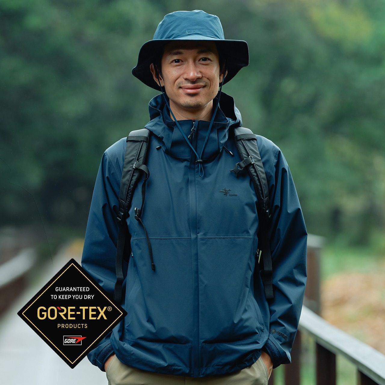 Foxfire - ネストシェルジャケット (Men's)/ブラック | ラスエ