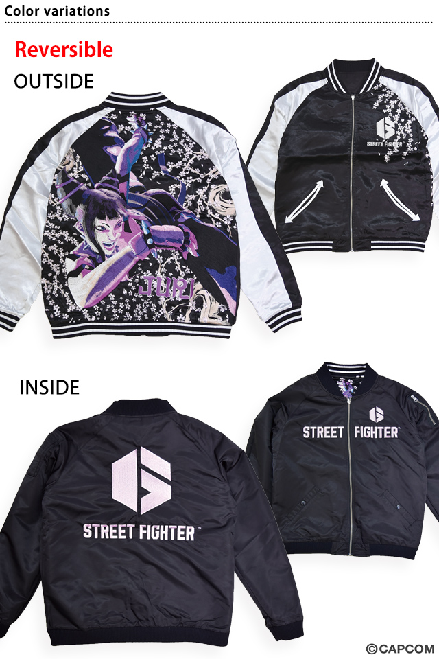 ストリートファイター6 リバーシブルスカジャン「JURI」 サクラ