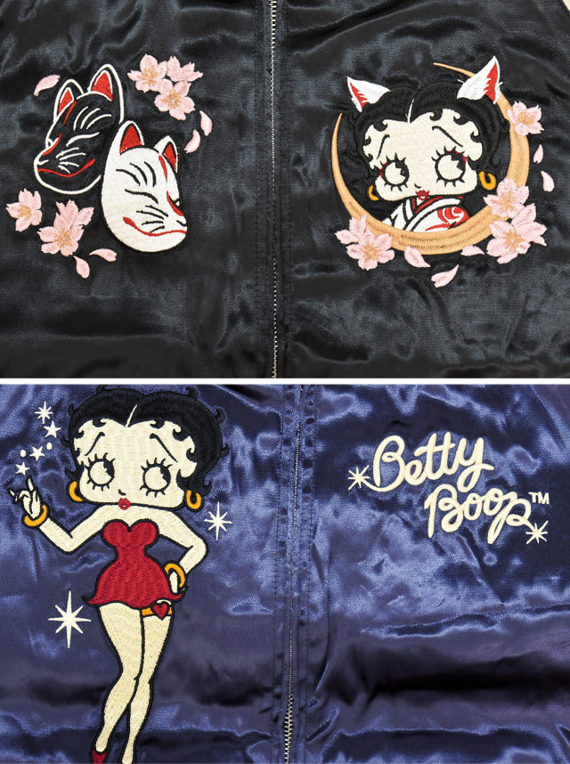 BETTY×ネバーマインド リバーシブルスカジャン NEVER MIND BBN-2608