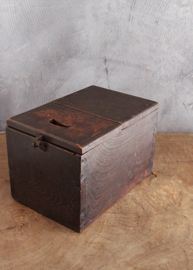 小さな時代銭箱 銭函 豆銭箱 小箱 時代小箱 アンティーク小箱 Antique