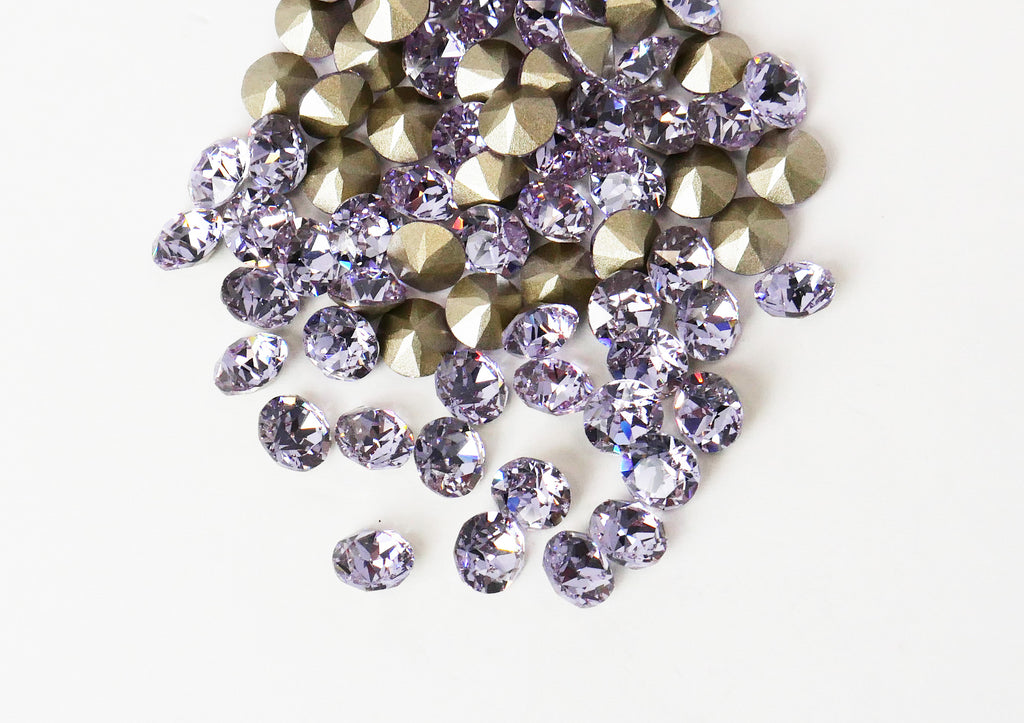 スワロフスキーチャトンバイオレット-#1028 4-ラインストーン