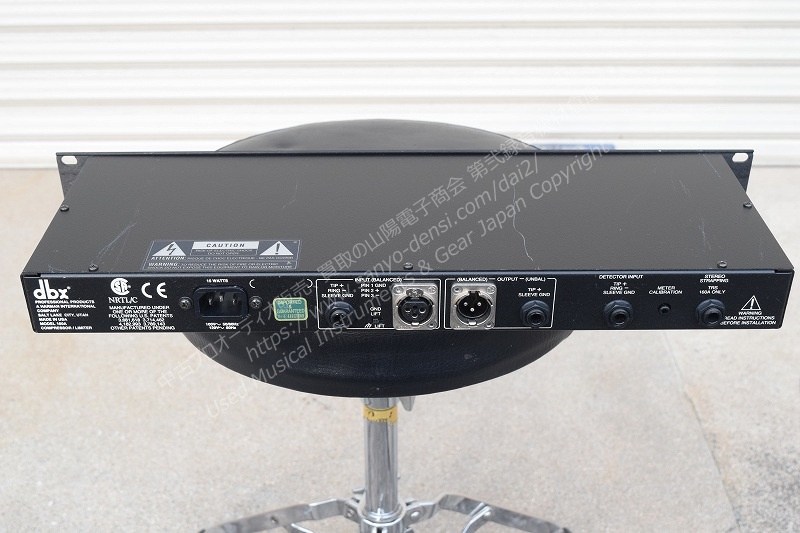 中古音響機材】 dbx 160A モノラル コンプレッサー リミッター 全国