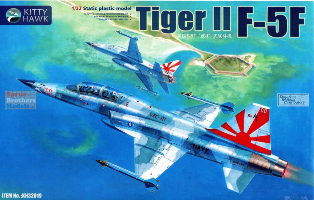 ZIMKH32019 1:32 Zimi Model Kitty Hawk F-5F Tiger II - Sprue