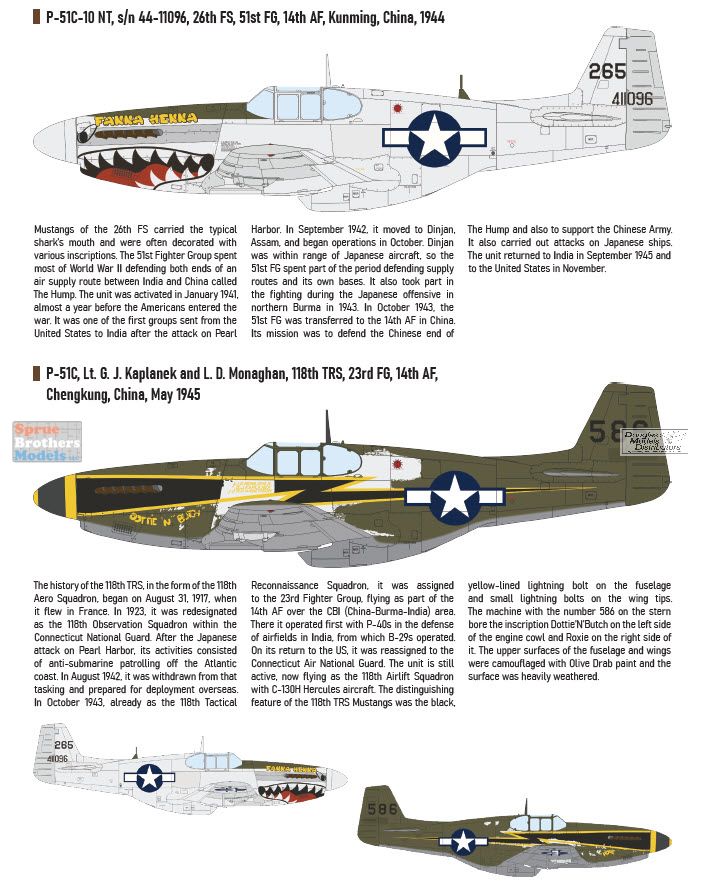 EDU82108 1:48 Eduard P-51B P-51C Mustang With Dorsal Fin